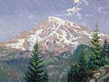Thomas Kinkade Mount Rainier painting
